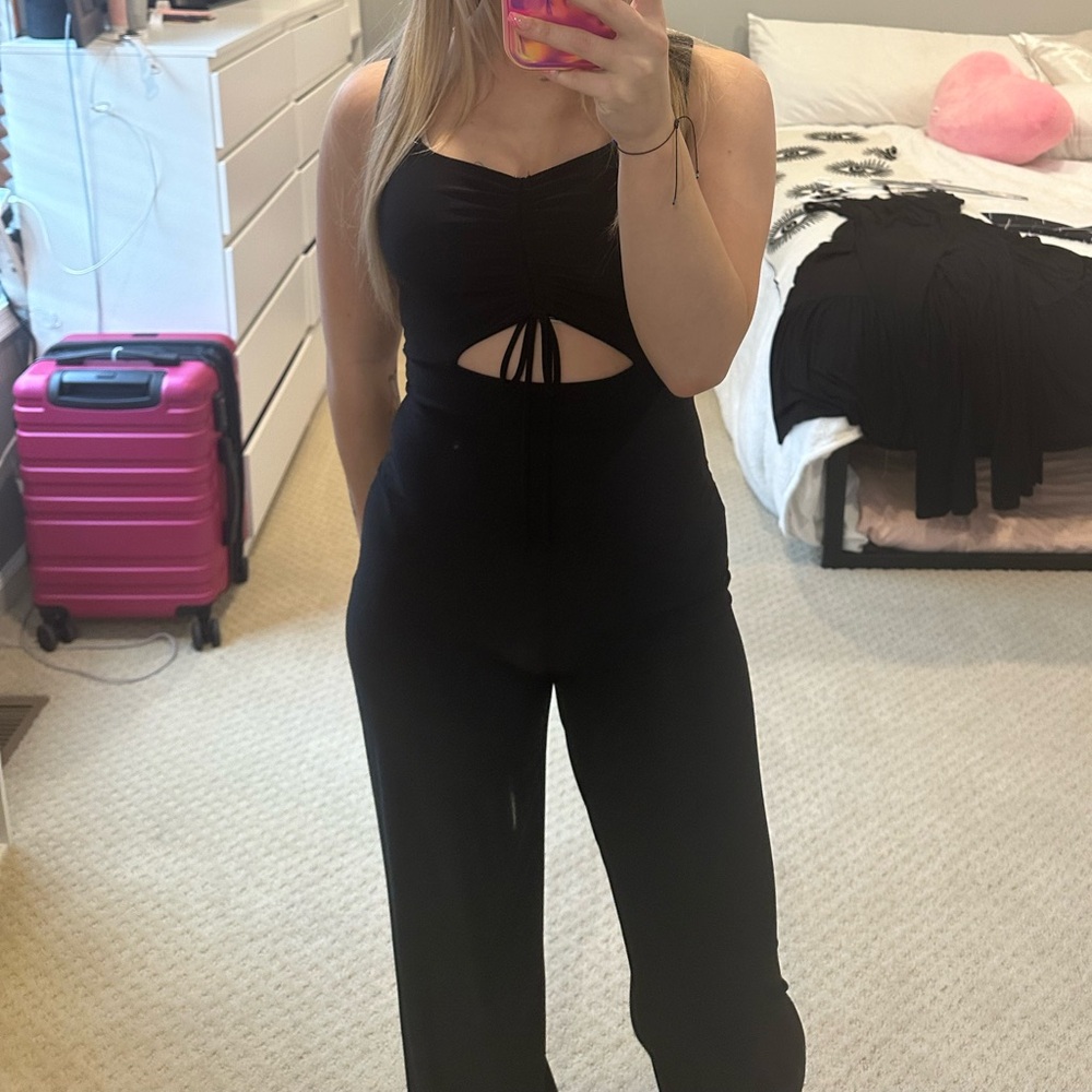 black jumpsuit! size small!